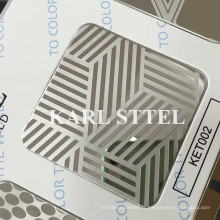 Feuille de Ket002 gravée par 410 d&#39;acier inoxydable pour des matériaux de décoration